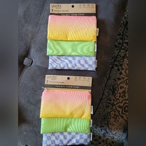 2 Yoobi Reusable Snack Bags 3 bags/pack